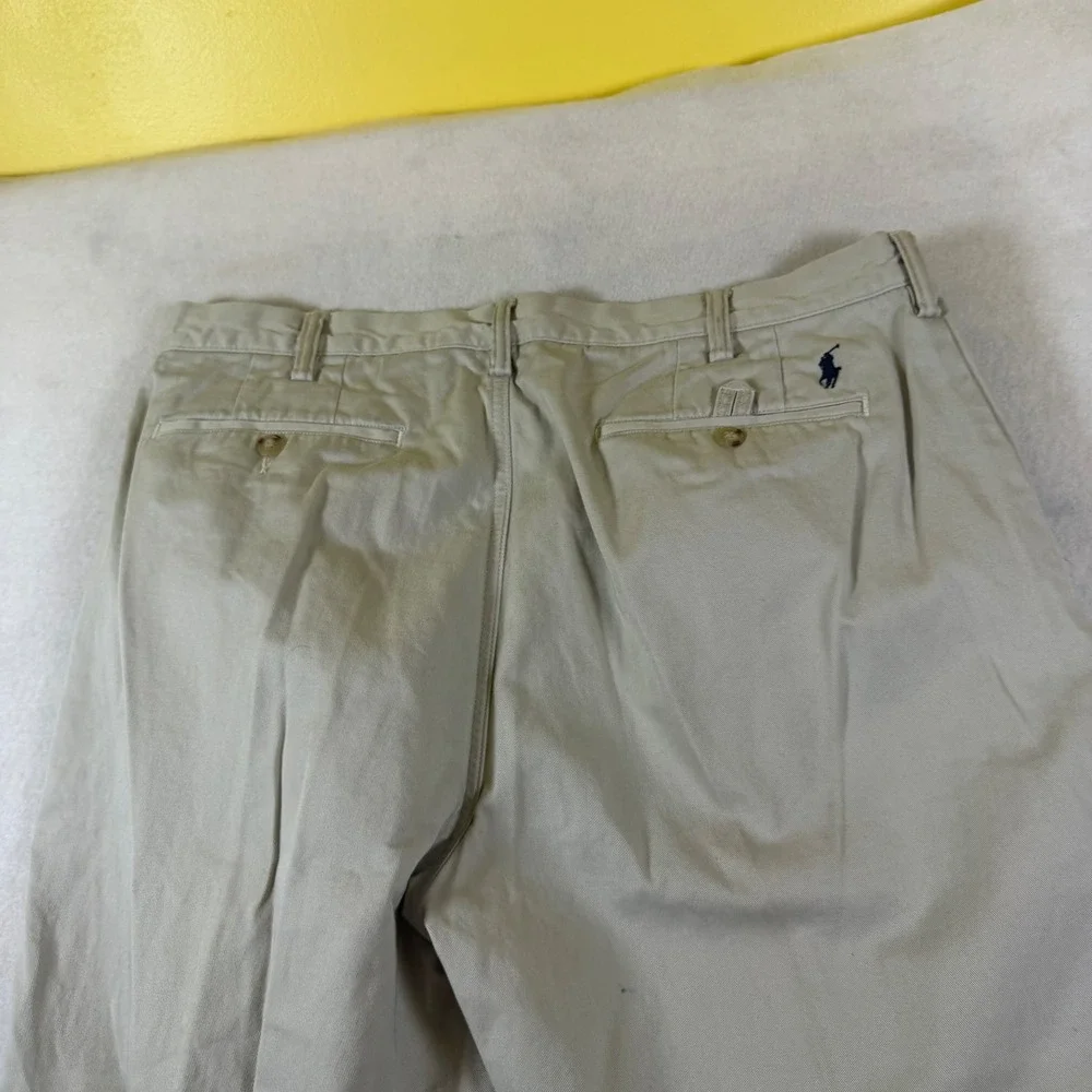 Polo‎ Ralph Lauren Mens Classic Fit Chinos Khaki Tan Twill Pants 36x30